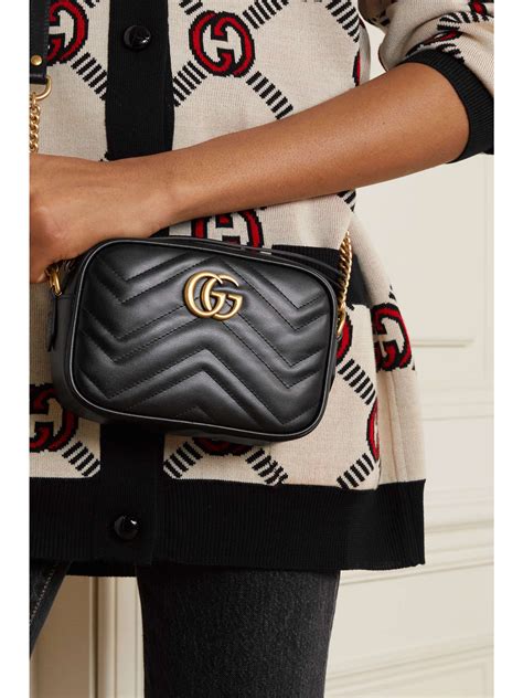 gucci marmont small quilted camera bag|gucci marmont bag small size.